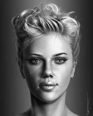 Scarlett Johansson Metal Wall Art