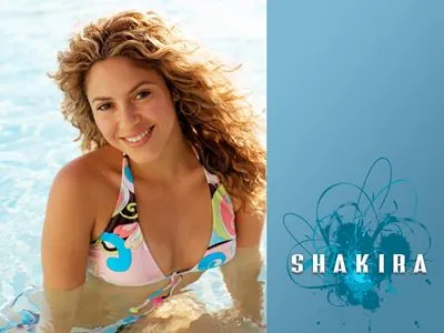 Shakira White Water Bottle With Carabiner