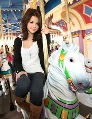 Selena Gomez White Water Bottle With Carabiner