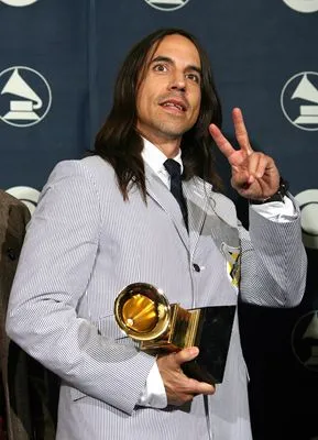 Anthony Kiedis White Water Bottle With Carabiner