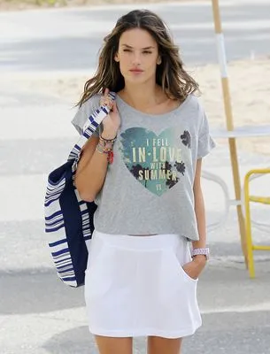 Alessandra Ambrosio Men's V-Neck T-Shirt