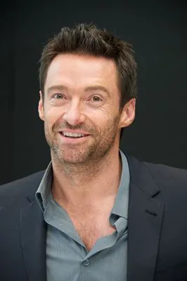 Hugh Jackman Round Flask