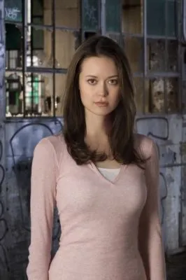 Summer Glau White Water Bottle With Carabiner