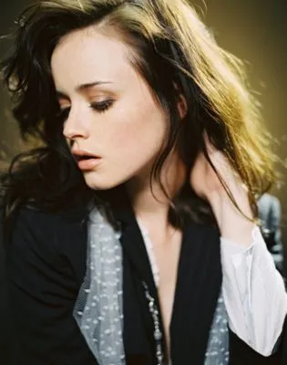 Alexis Bledel White Water Bottle With Carabiner