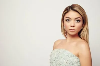 Sarah Hyland White Water Bottle With Carabiner