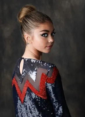 Sarah Hyland White Water Bottle With Carabiner