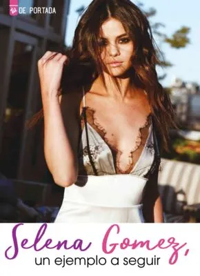 Selena Gomez Women's Deep V-Neck TShirt