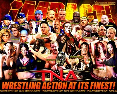 TNA Impact Cross The Line Prints and Posters