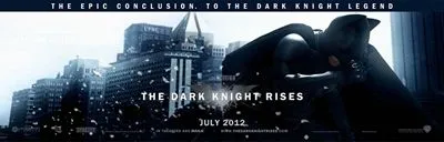 The Dark Knight Rises (2012) White Water Bottle With Carabiner