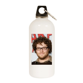 Seth Rogen White Water Bottle With Carabiner