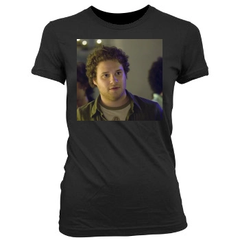 Seth Rogen Women's Junior Cut Crewneck T-Shirt