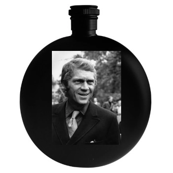 Steve Mcqueen Round Flask