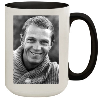 Steve Mcqueen 15oz Colored Inner & Handle Mug