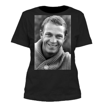 Steve Mcqueen Women's Cut T-Shirt