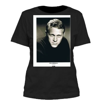 Steve Mcqueen Women's Cut T-Shirt