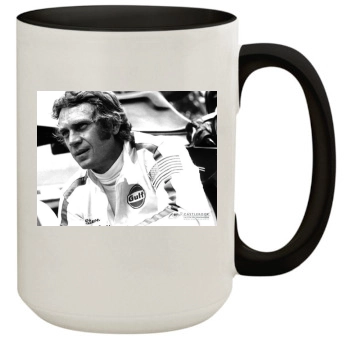 Steve Mcqueen 15oz Colored Inner & Handle Mug