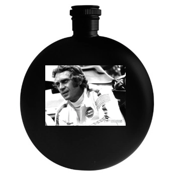 Steve Mcqueen Round Flask