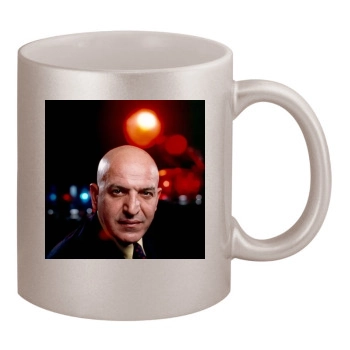 Telly Savalas 11oz Metallic Silver Mug