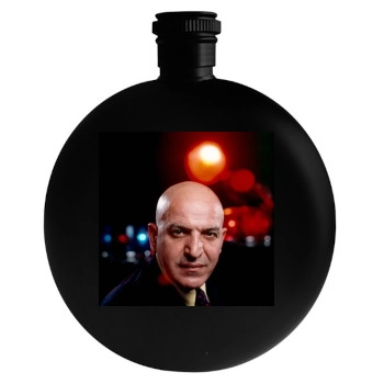 Telly Savalas Round Flask