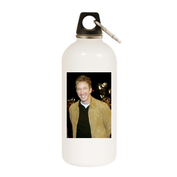 Tim Allen White Water Bottle With Carabiner