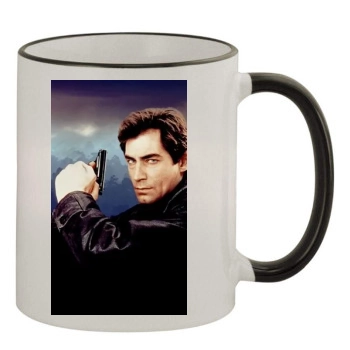 Timothy Dalton 11oz Colored Rim & Handle Mug