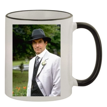 Timothy Dalton 11oz Colored Rim & Handle Mug