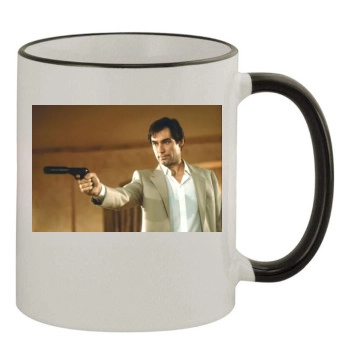 Timothy Dalton 11oz Colored Rim & Handle Mug