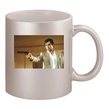 Timothy Dalton 11oz Metallic Silver Mug