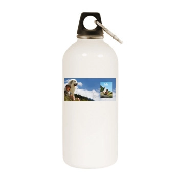 Felix Bossuet White Water Bottle With Carabiner