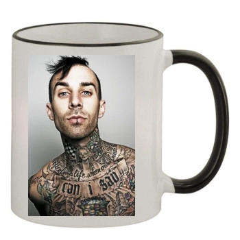 Travis Barker 11oz Colored Rim & Handle Mug