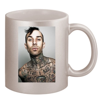 Travis Barker 11oz Metallic Silver Mug