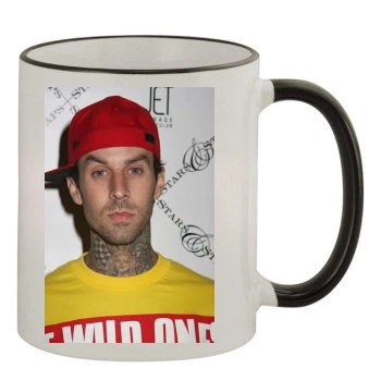 Travis Barker 11oz Colored Rim & Handle Mug