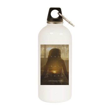 Sol del llano (2019) White Water Bottle With Carabiner