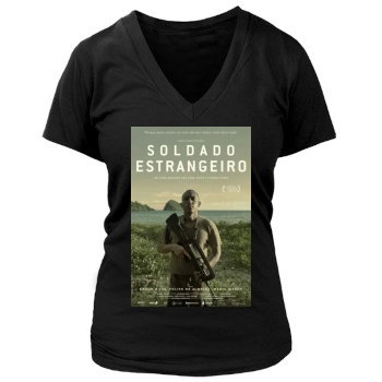 Soldado Estrangeiro (2019) Women's Deep V-Neck TShirt