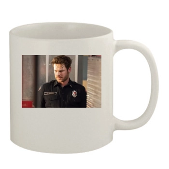 Grey Damon 11oz White Mug