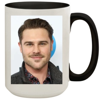 Grey Damon 15oz Colored Inner & Handle Mug