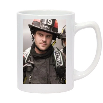 Grey Damon 14oz White Statesman Mug