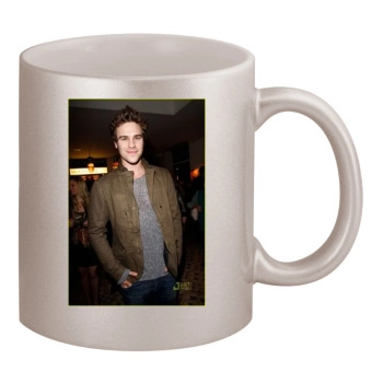 Grey Damon 11oz Metallic Silver Mug