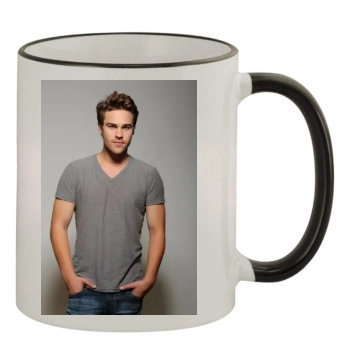 Grey Damon 11oz Colored Rim & Handle Mug