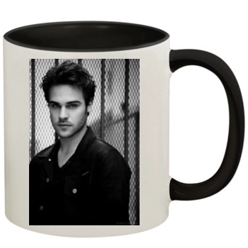 Grey Damon 11oz Colored Inner & Handle Mug