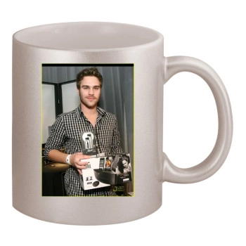 Grey Damon 11oz Metallic Silver Mug