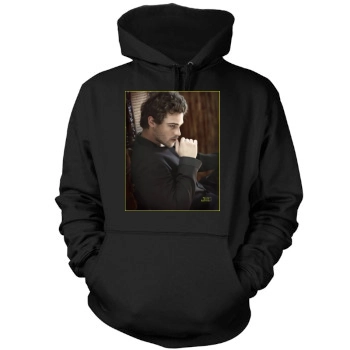 Grey Damon Mens Pullover Hoodie Sweatshirt