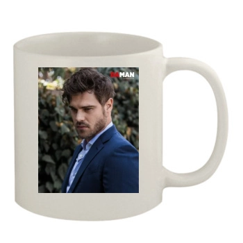 Grey Damon 11oz White Mug