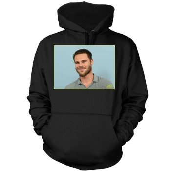 Grey Damon Mens Pullover Hoodie Sweatshirt