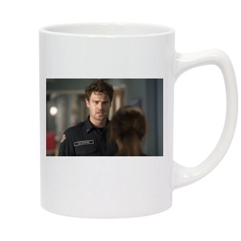 Grey Damon 14oz White Statesman Mug