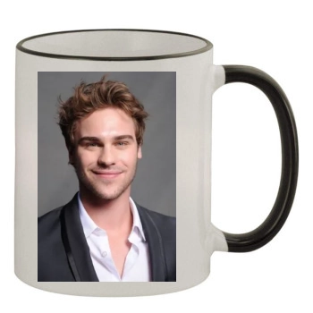 Grey Damon 11oz Colored Rim & Handle Mug