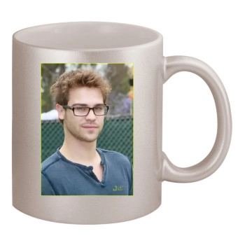 Grey Damon 11oz Metallic Silver Mug