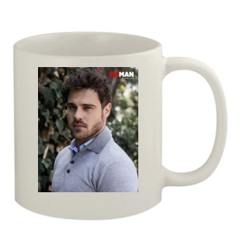 Grey Damon 11oz White Mug