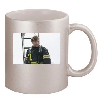 Grey Damon 11oz Metallic Silver Mug