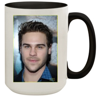 Grey Damon 15oz Colored Inner & Handle Mug